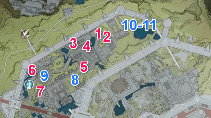 Banners Never Fall Zone 1 Chests Flat Map