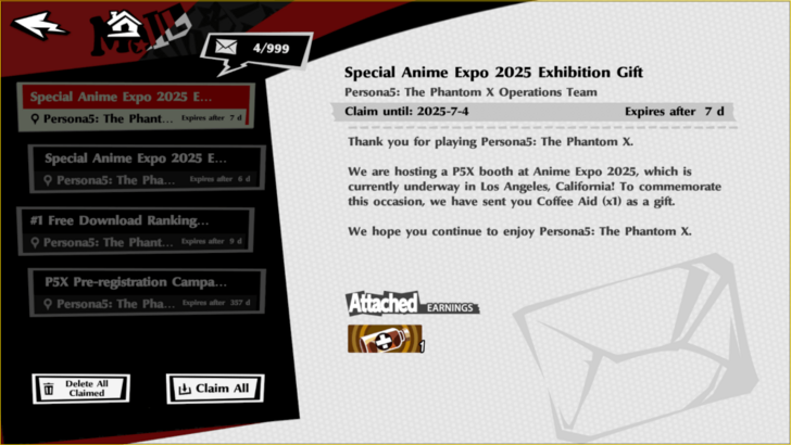 Anime Expo Reward July 3