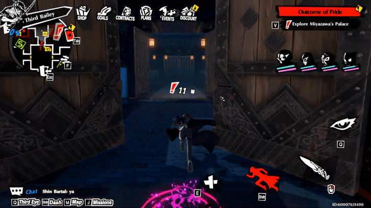 Go back to the courtyard and open the door in the center with the two Castle Gate Locks