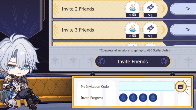 Honkai Star Rail - Come With Me Take the Journey - Get Your Invitation Code