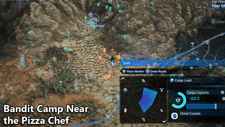 Bandit Camp Near the Pizza Chef