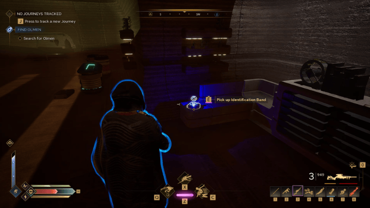 Testing Station No. 163 Blue ID Band