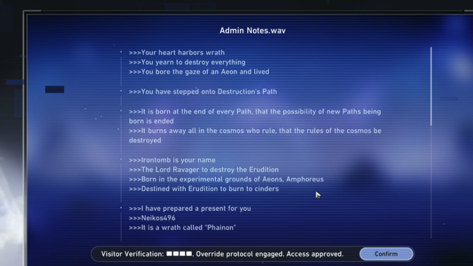 Honkai Star Rail - Hero, Sing That Anthem of Creation - Go Through The Exomyth Expansion