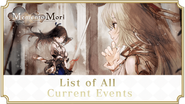 List of All Current Events