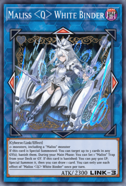 Maliss〈Q〉White Binder