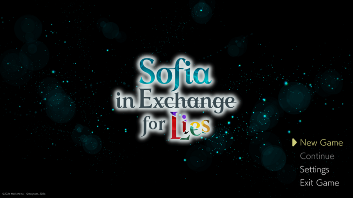 Sofia in Exchange for Lies Cover