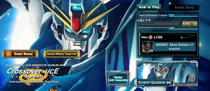 Crossover UCE Angel Halo I Event Home