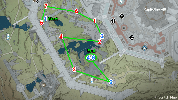 Zone 5 Full Clear Route