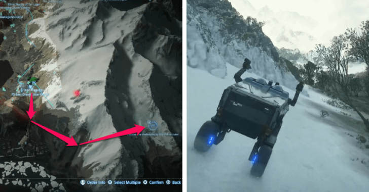 Death Stranding 2 The Adventurer Location