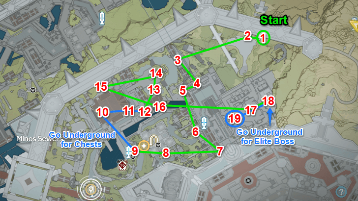 Zone 3 Full Clear Route