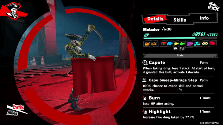 Matador Boss Active Stance