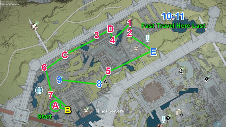 Zone 1 Full Clear Route