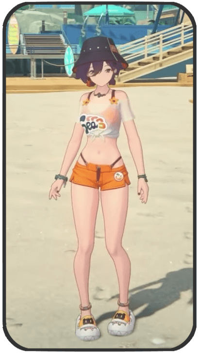 Summer Skies Outfit In-Game