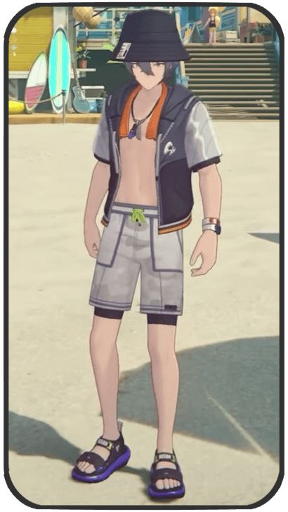 Peaceful Waves Outfit In-Game