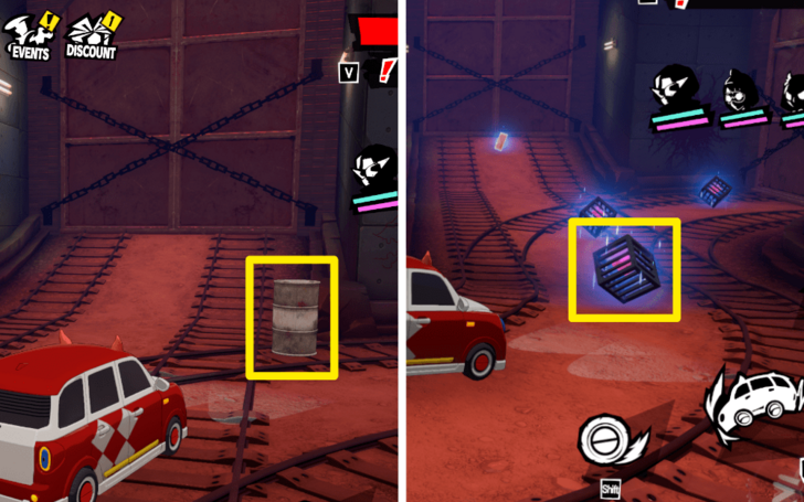 Purple Boxes and Rusty Drums