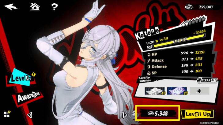 Used on Phantom Thieves and Personas