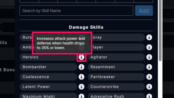 Hover Skill Description