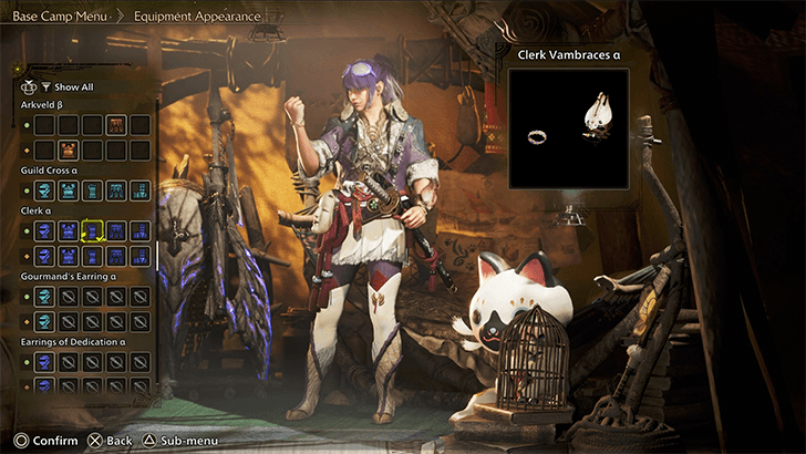 Clerk Vambraces Mission