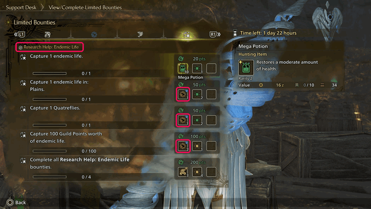 Research Help: Endemic Life