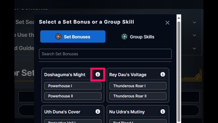 Set Bonus Skill Description Hover
