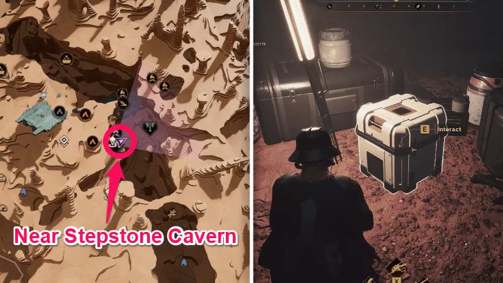 Stepstone Cavern Wreckage Location