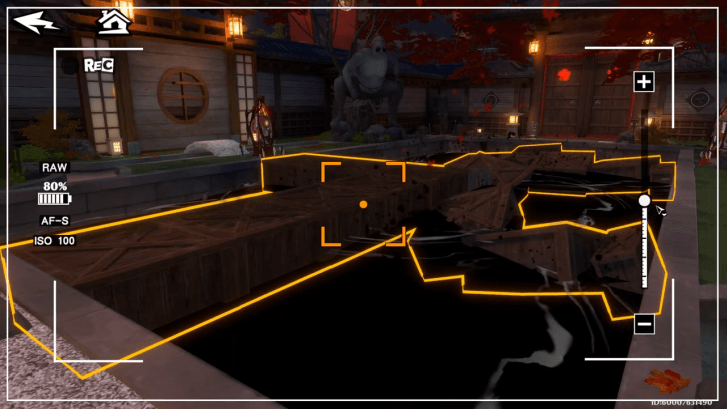 Use the Timeline Module Camera to create paths from the fallen crates