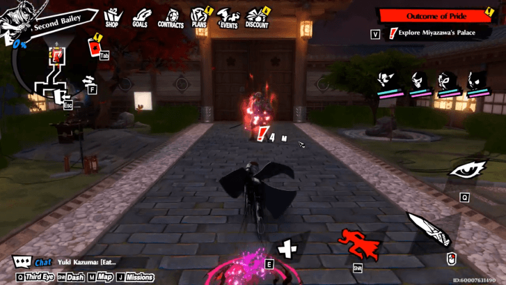 To go to the Main Bailey, fight a strong Shadow