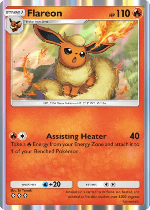Pokemon TCG Pocket - A3b 008 Flareon