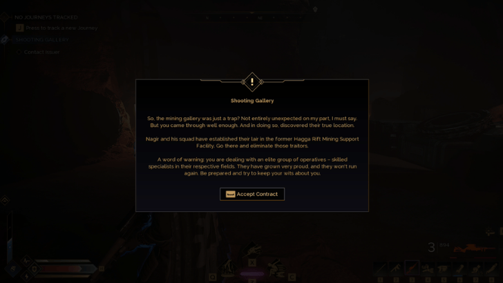 Shooting Gallery Message