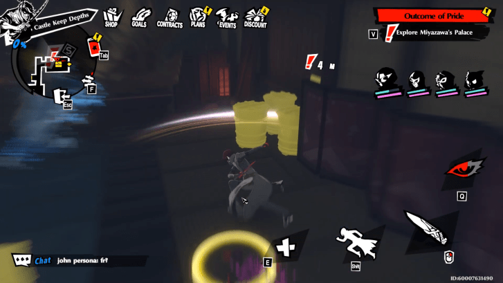 Jump on the boards, then destroy the barrels to access the fountain’s switch.