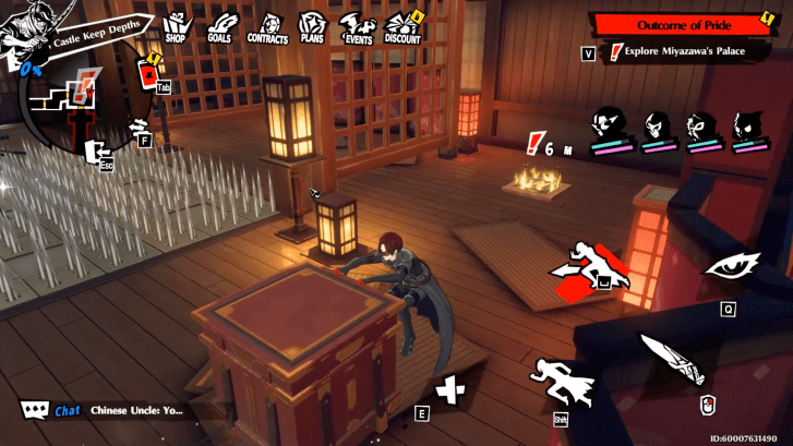 Move the box on the yellow tile to remove the spike trap