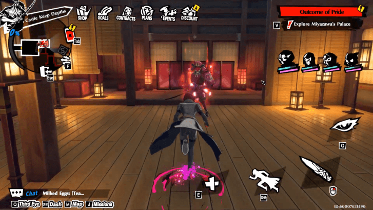 Defeat the strong Shadow to advance to the Castle Keep: Behind the Main Hall safe room