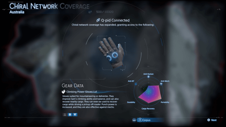 Death Stranding 2 Climbing Power Gloves