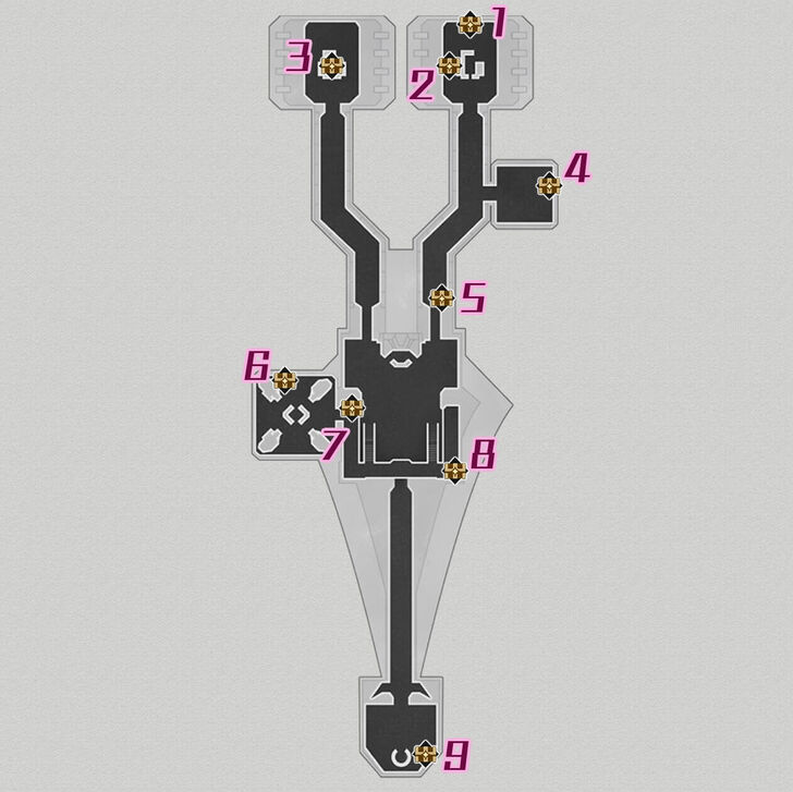 Honkai Star Rail - Base Zone Treasure Map