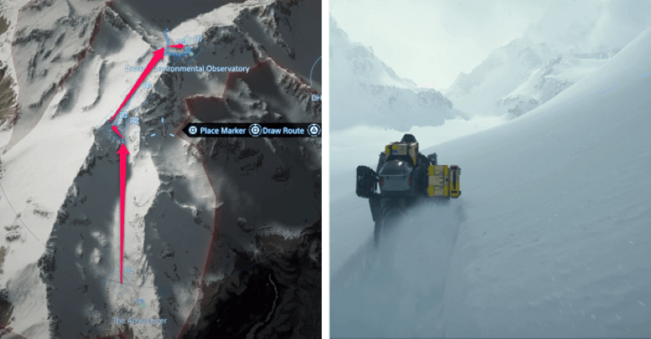 Death Stranding 2 Eastern Environmental Observatory Location