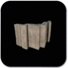 Atreides Stronghold Rounded Wall