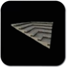 Atreides Stronghold Half Stairs Inwards Corner