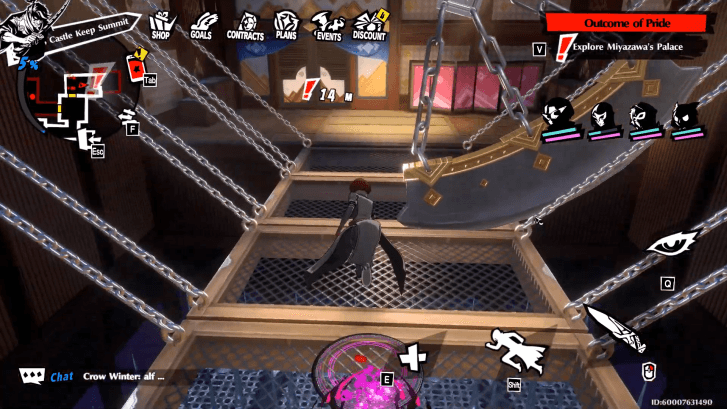 Dodge the axe by dashing then fight a strong Shadow