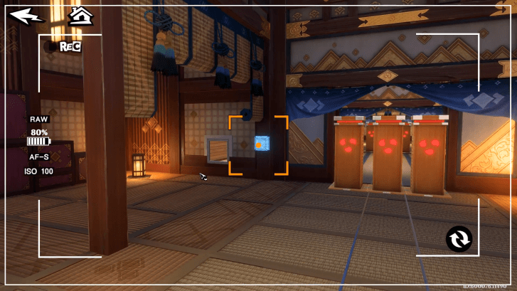 After entering the blocked room with the vent use the Chroma Key Camera to materialize the switch