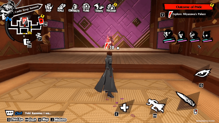 Return to the starting area to fight a strong Shadow