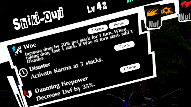 P5 Phantom X (JP) - vs. Shiki-Ouji Woe Stack