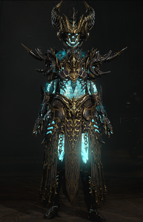 Diablo 4 - The Spectral Phantom  Armor Set Transmog