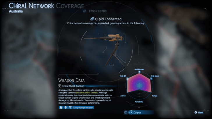 Death Stranding 2 Chiral Shock Cannon