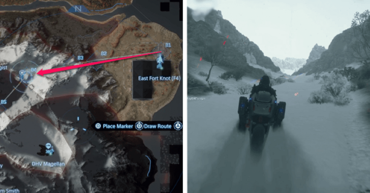 Death Stranding 2 Icy Mountain Trail Second