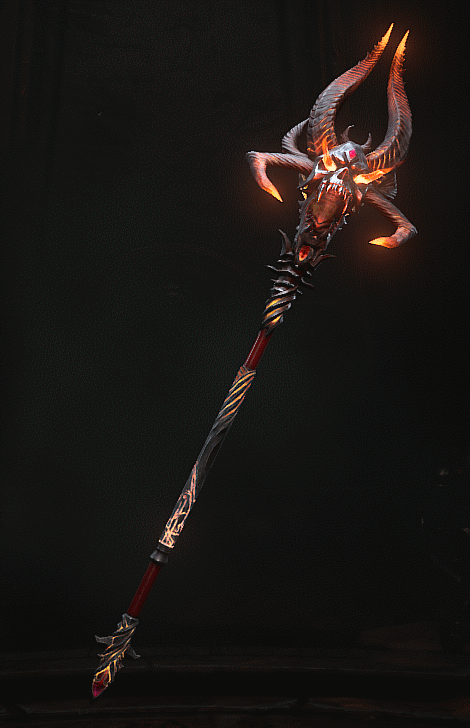 Diablo 4 - Hell-Oath Staff Weapon Transmog