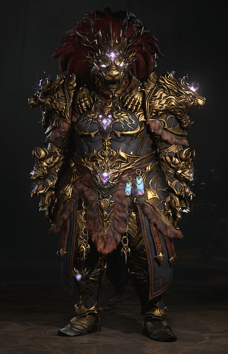 Diablo 4 - Pride of the Storm  Armor Set Transmog
