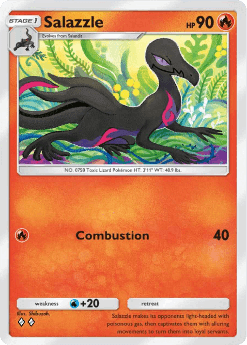 Pokemon TCG Pocket - A3b 015 Salazzle