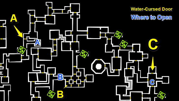 Water Cursed Doors Locations