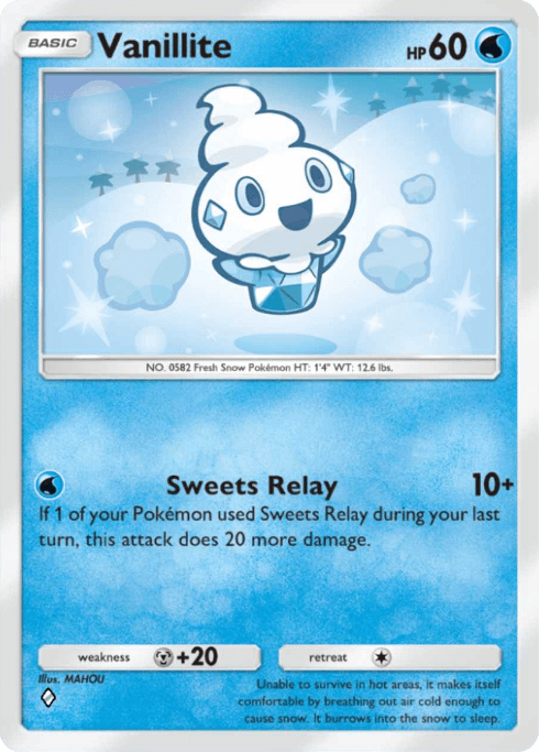 Pokemon TCG Pocket - A3b 018 Vanillite