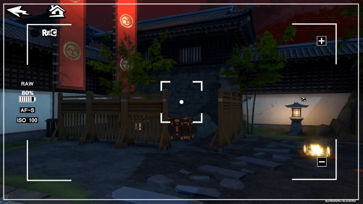 Activate the camera to shrink the big box in the area